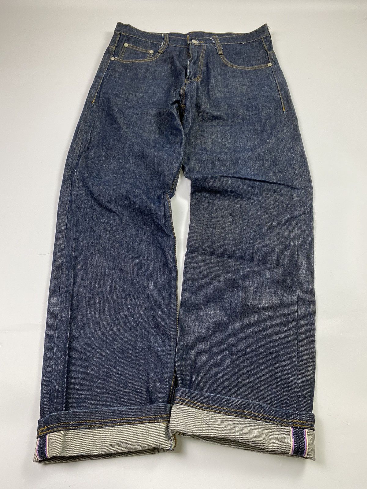 Beauty Beast × Hysteric Glamour × Japanese Brand Selvedge topaz ds opening expession jeans pant Size US 32 / EU 48 - 3 Thumbnail