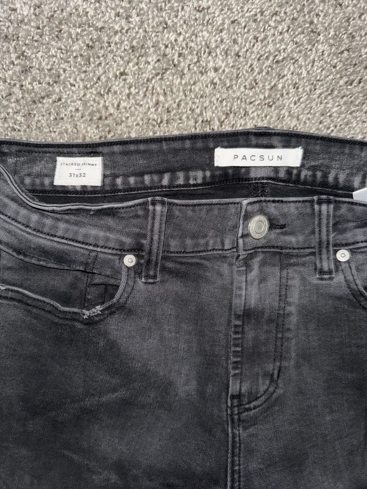 Pacsun Black jeans Size US 31 - 5 Thumbnail