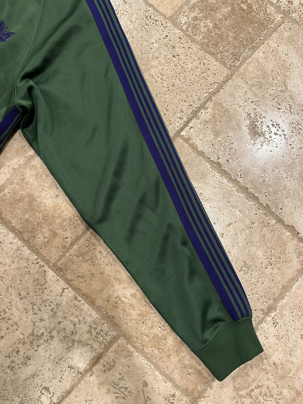 Needles Needles Smooth Polyester Logo Track Striped Green Crewneck Size US M / EU 48-50 / 2 - 6 Thumbnail