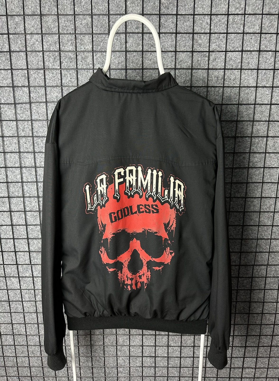 Vintage English Style Skull Print Tartan Lining Bomber Size XXL Size US XXL / EU 58 / 5 - 1 Thumbnail