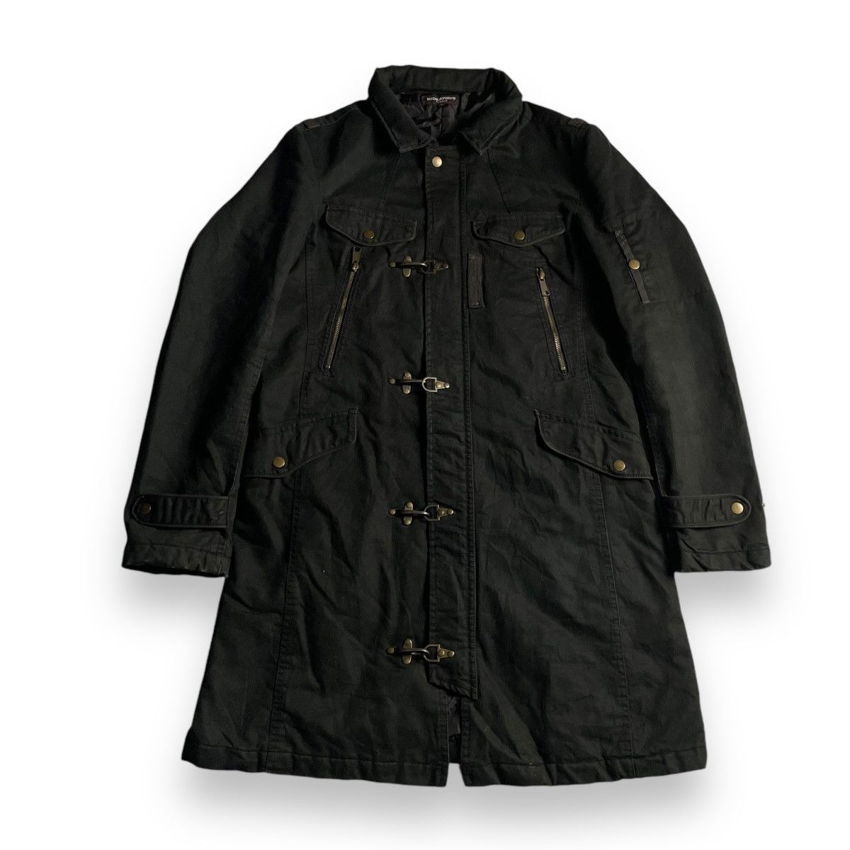 If Six Was Nine 🇯🇵 HIDEAWAYS MULTIPOCKET PUNK GOTHIC PARKA JACKET Size US M / EU 48-50 / 2 - 1 Thumbnail