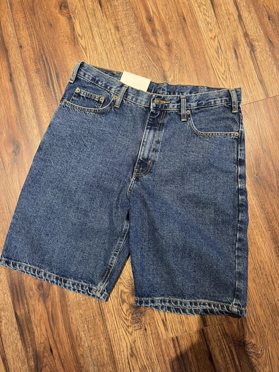 Other Vintage Fall Blue Baggy 90’s Deadstock Jorts Size US 34 / EU 50 - 1 Thumbnail