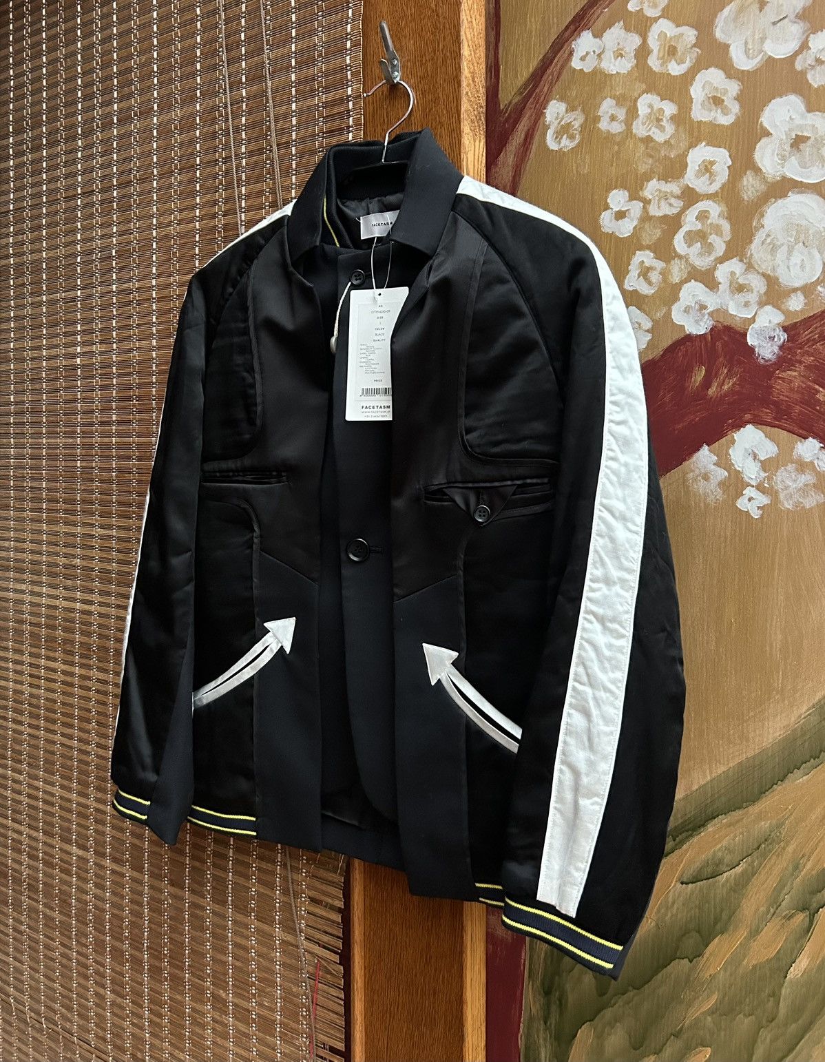 Facetasm × Japanese Brand Facetasm Deconstructed Wool Satin Bomber Western Jacket NEW Size US S / EU 44-46 / 1 - 3 Thumbnail
