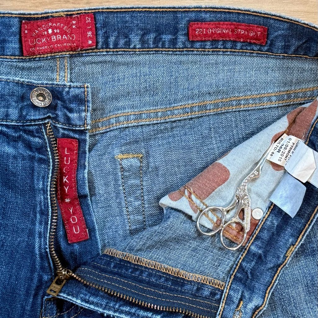 Lucky Brand Lucky Brand Men’s 221 Original Straight 36x32 Jeans Size US 36 / EU 52 - 3 Thumbnail