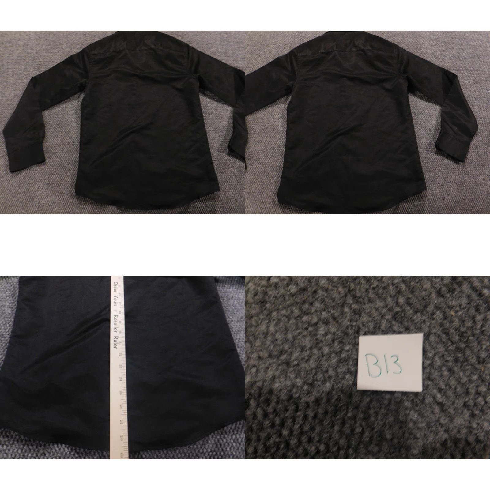 Nine West Nine West Blouse Women Slim Small Black Button Collared Long Sleeve Polyester Rayon Casual Shirt Limited N/A Size S / US 4 / IT 40 - 8 Thumbnail