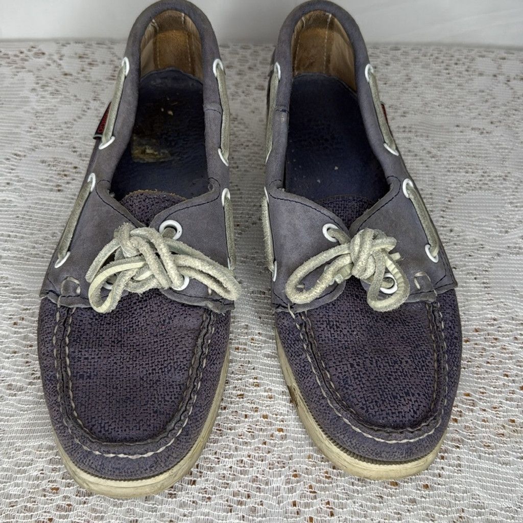 Sebago Sebago Docksides crazy H blue low top slip on boat shoes 5 Size US 5 / IT 35 - 2 Thumbnail