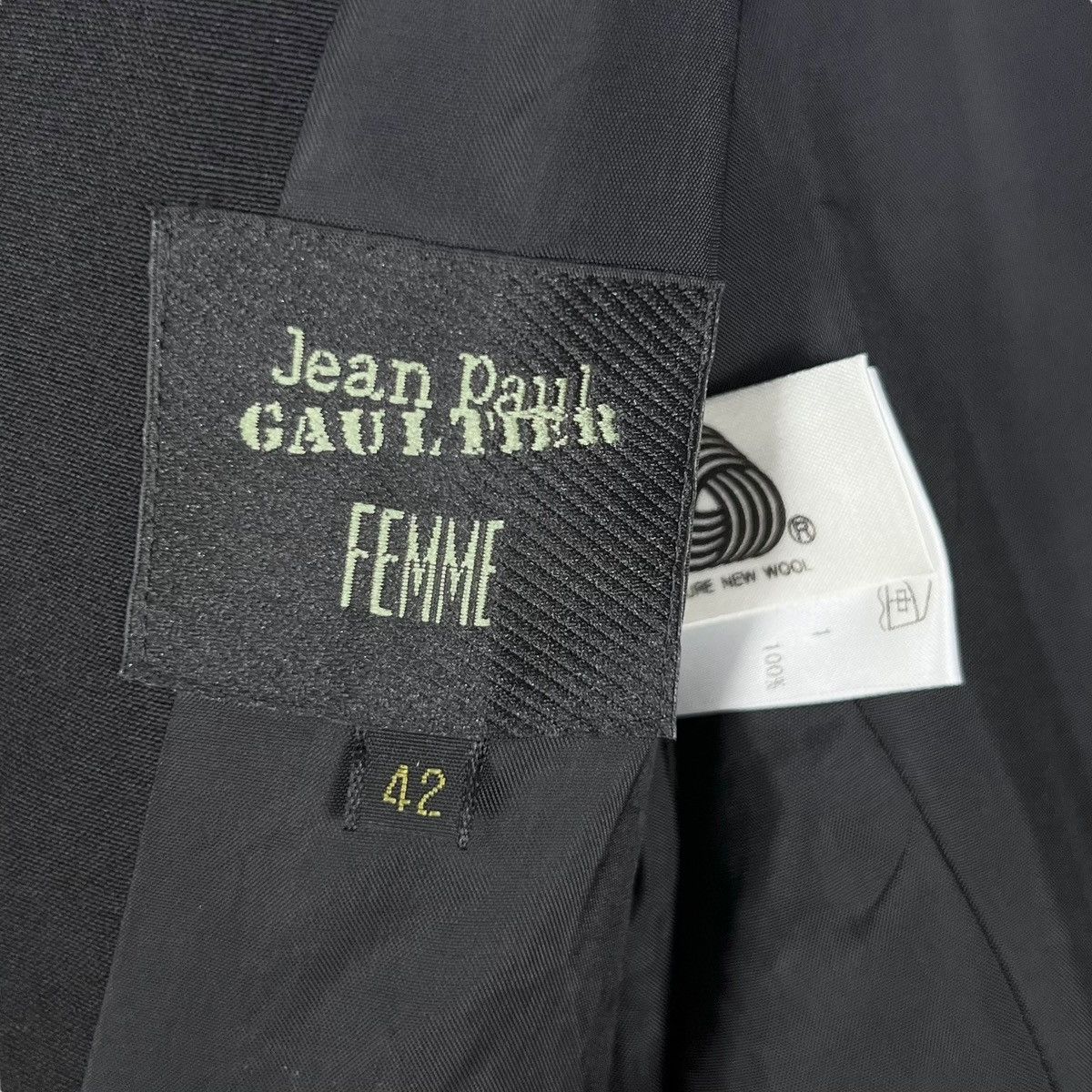 Jean Paul Gaultier JPG Jean Paul Gaultier Femme Drape Blazer Jacket Size M / US 6-8 / IT 42-44 - 10 Thumbnail