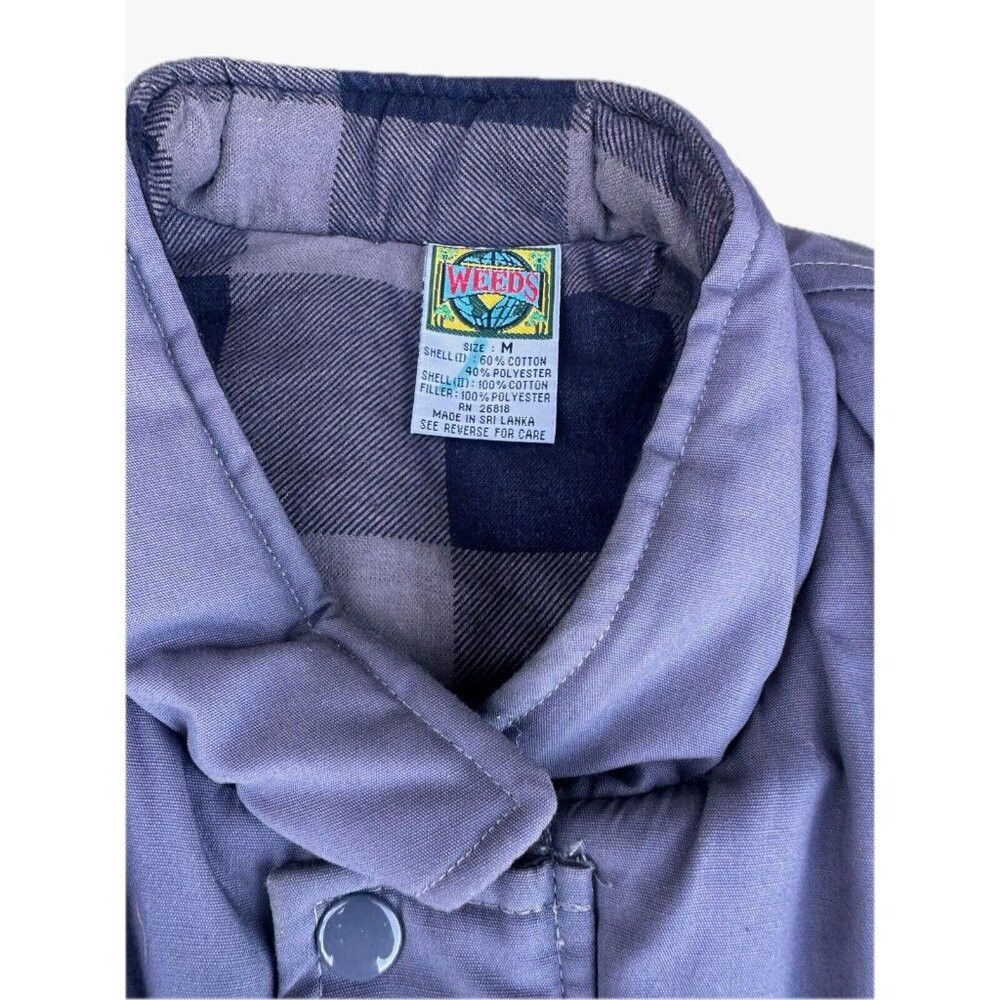 Vintage Vintage Weeds Vest Large Flannel Lined Utility Hiking Outer Size US M / EU 48-50 / 2 - 2 Thumbnail