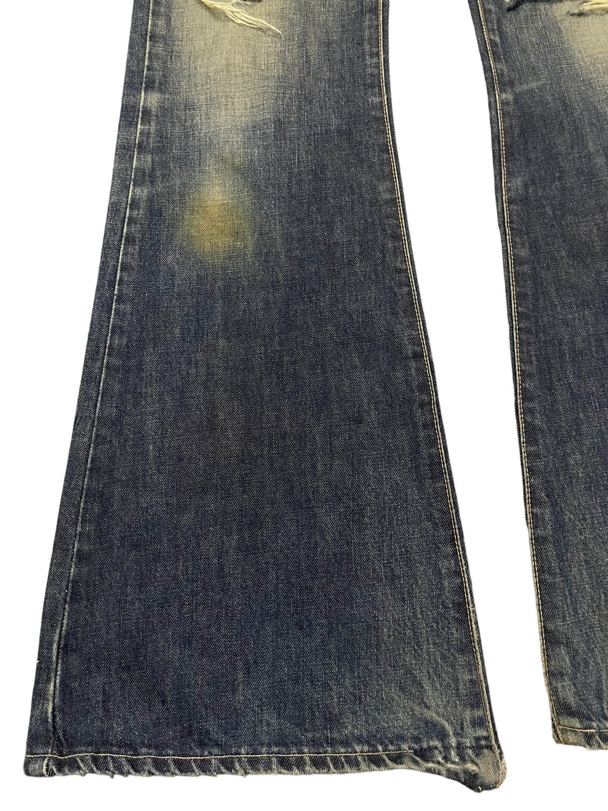 Edwin Vintage Edwin Bush Pant Distressed Bell Bottom Flare Jeans Size US 32 / EU 48 - 5 Thumbnail