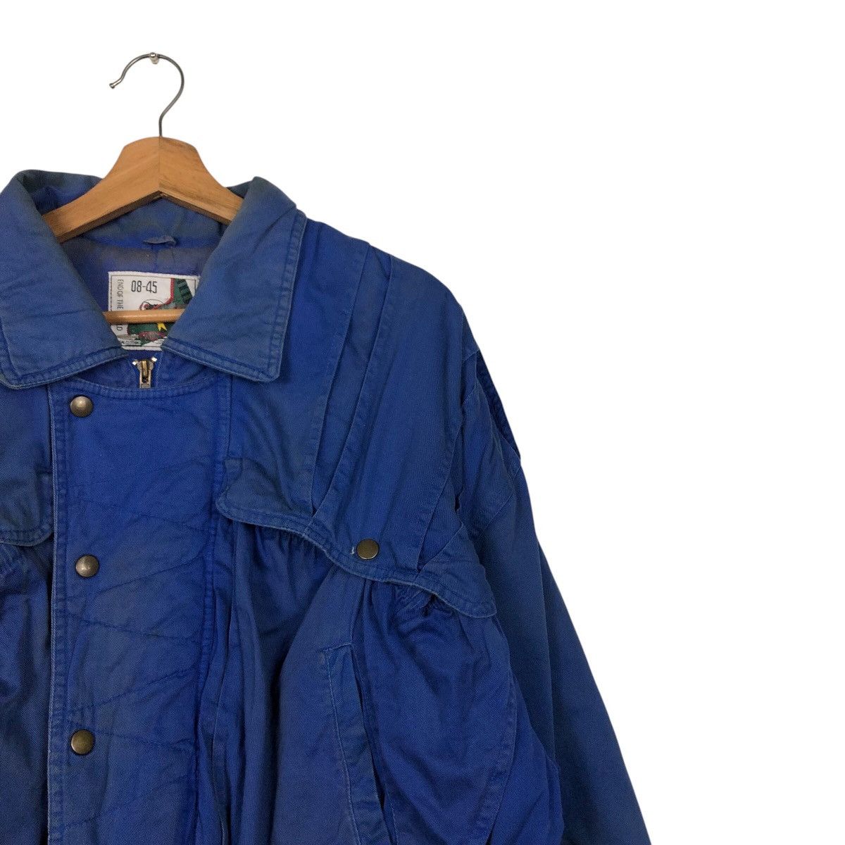 Japanese Brand × Vintage 📌Vintage Bomber Jacket MonteViso Bondage Design Issey Miyake Size US L / EU 52-54 / 3 - 7 Thumbnail