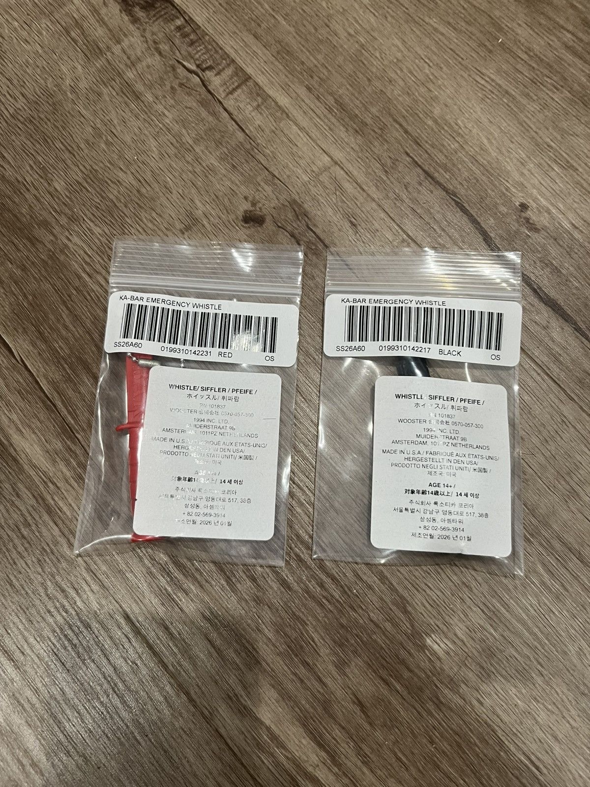 Supreme Supreme Ka-bar emergency whistle Set Size ONE SIZE - 2 Thumbnail