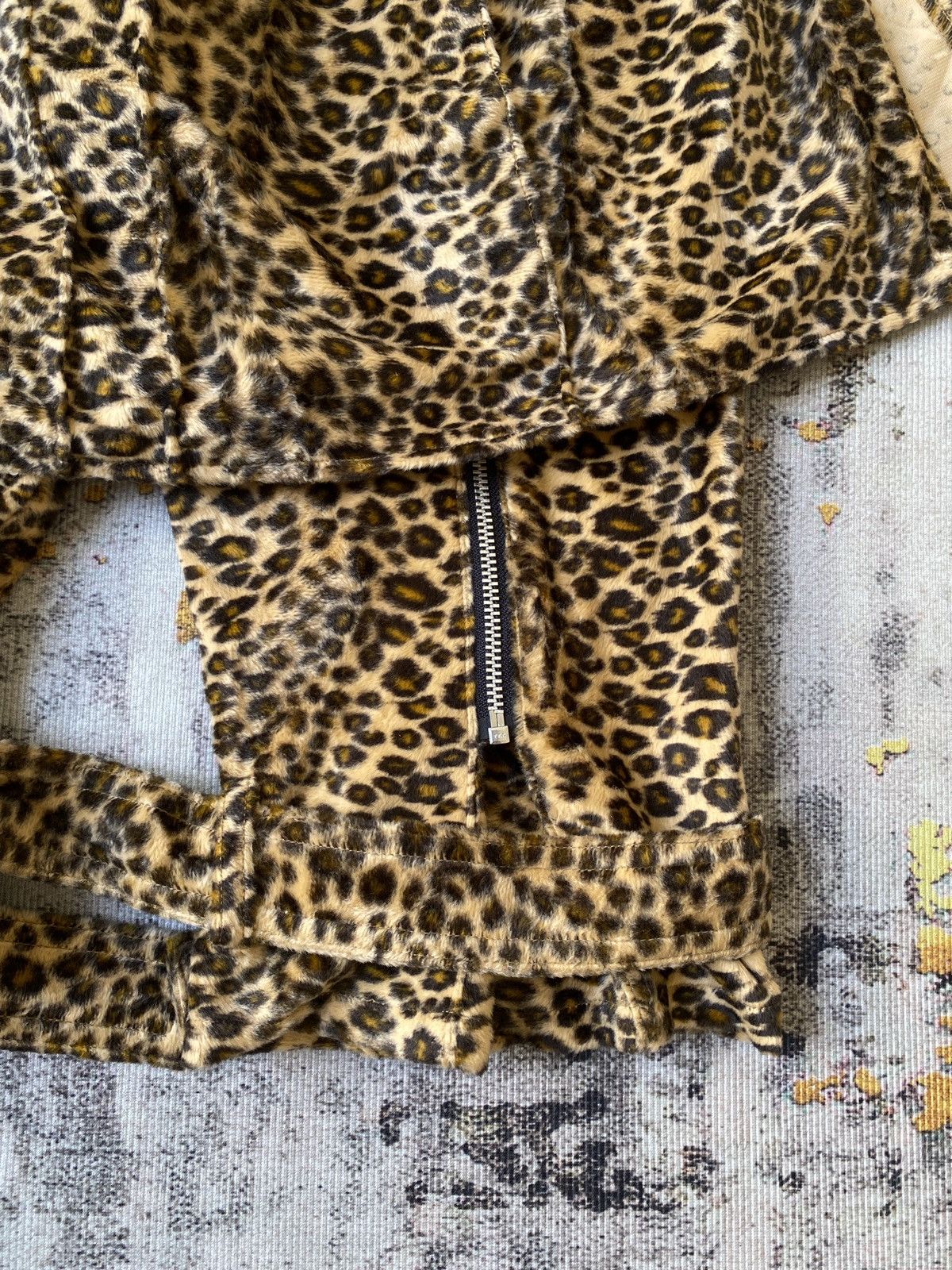 Japanese Brand Vintage Super Love’r Rock Japan Punk Velvet Leopard Bondage Size US 26 / EU 42 - 16 Thumbnail