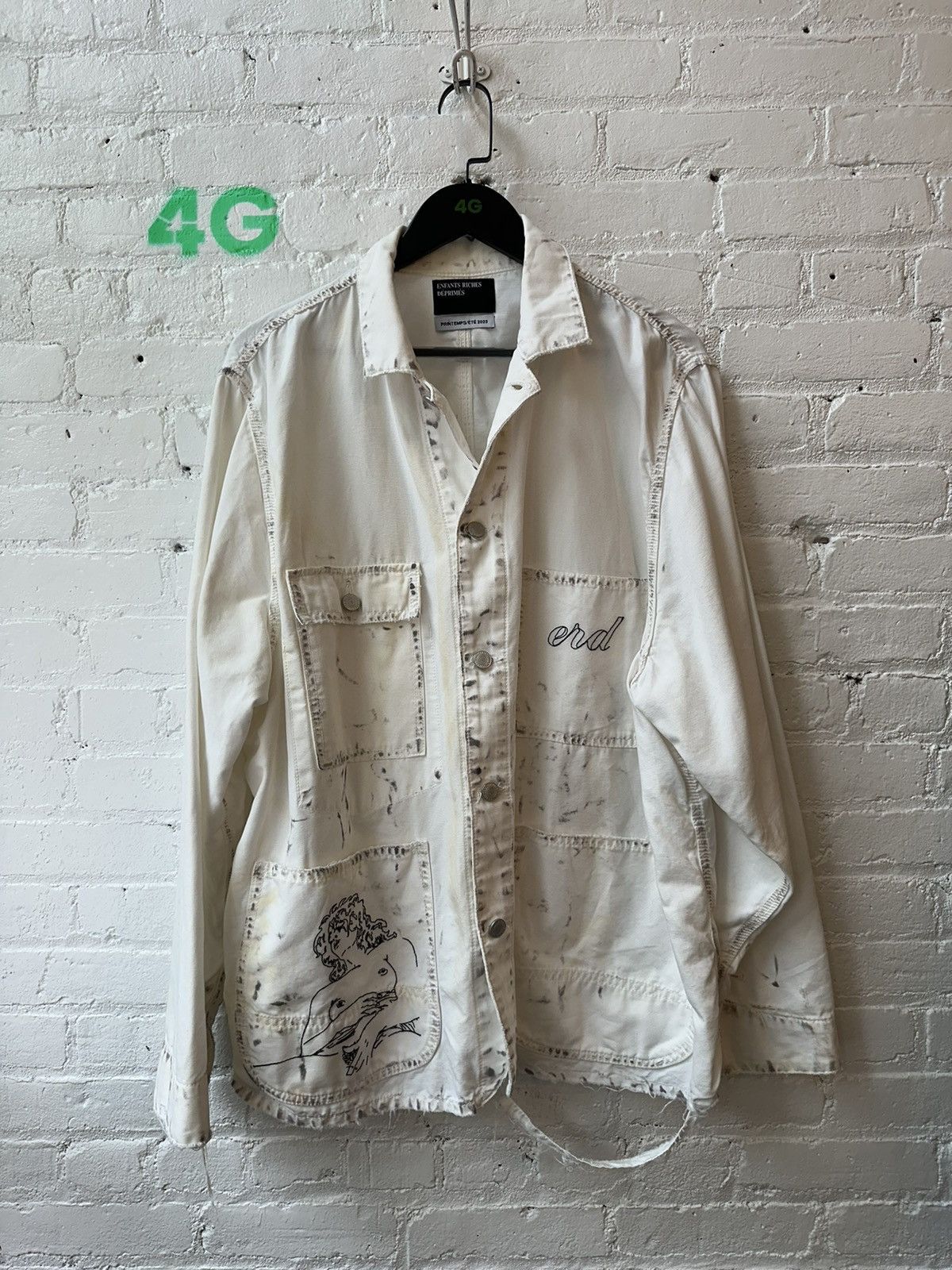 Enfants Riches Deprimes ENFANT RICHES DEPRIMES THRASHED PERVERTED GIRL JACKET Size US L / EU 52-54 / 3 - 1 Thumbnail