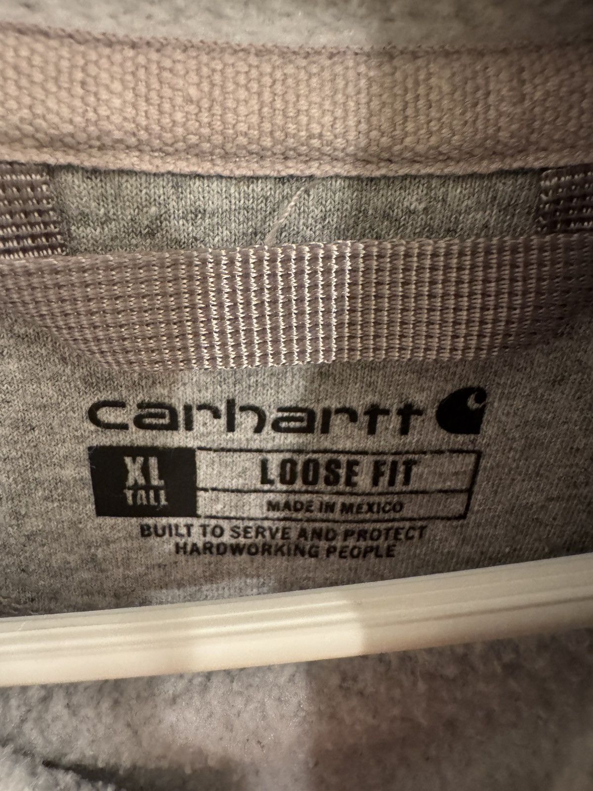 Carhartt Carhartt Gray Hoodie Size US XL / EU 56 / 4 - 3 Thumbnail