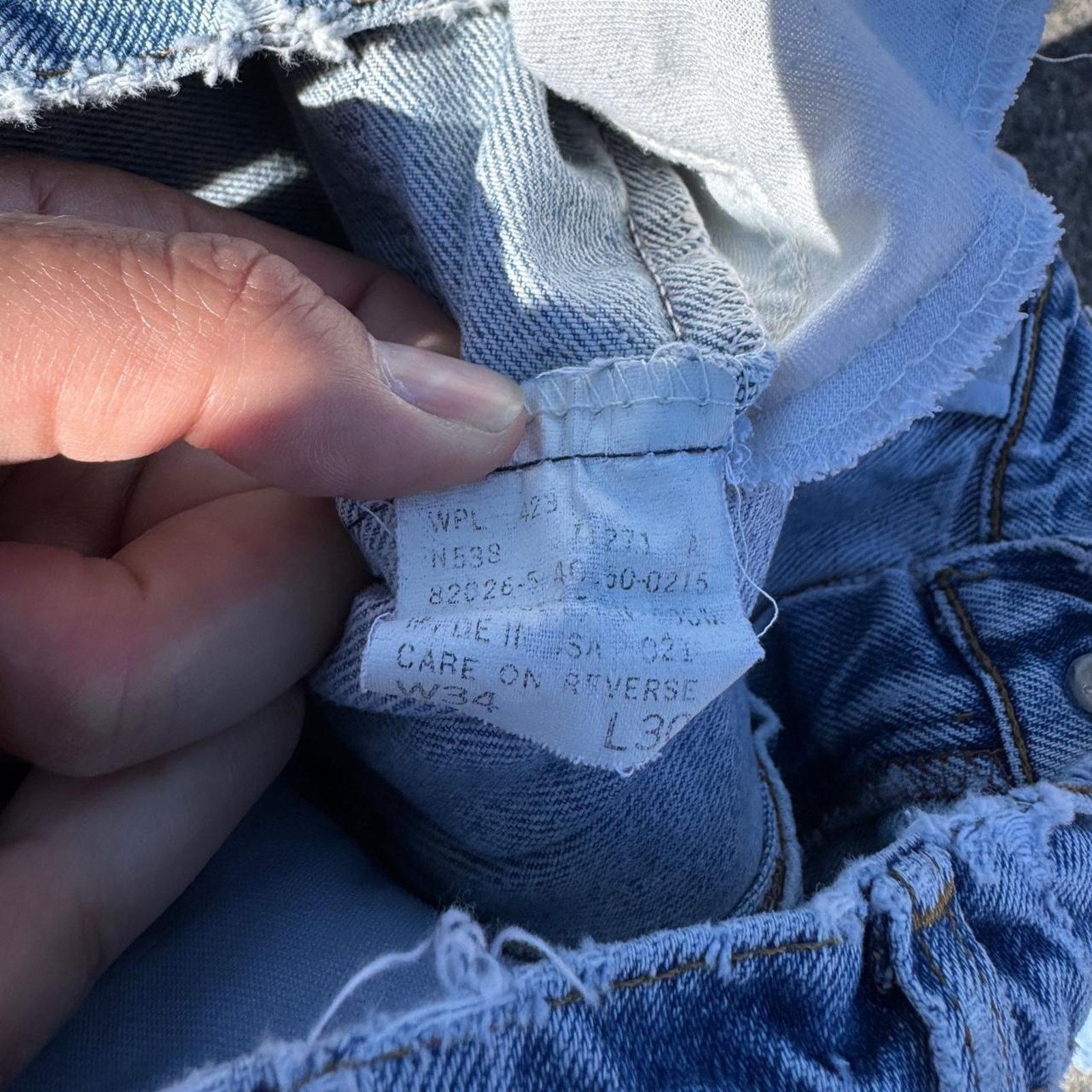 Levi's Vintage 80s Levi’s Orange Tab 550 Jeans – Size 34x30 Size US 34 / EU 50 - 5 Thumbnail