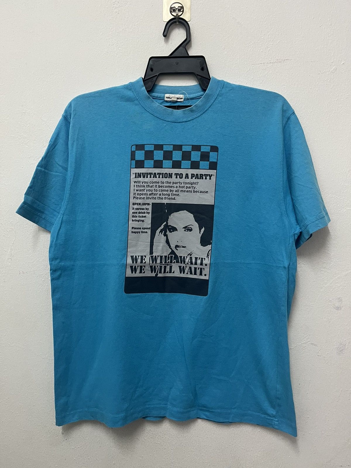 Vintage Vintage 90’s Invitation Party Party Promo Poster Tee Size US L / EU 52-54 / 3 - 1 Thumbnail