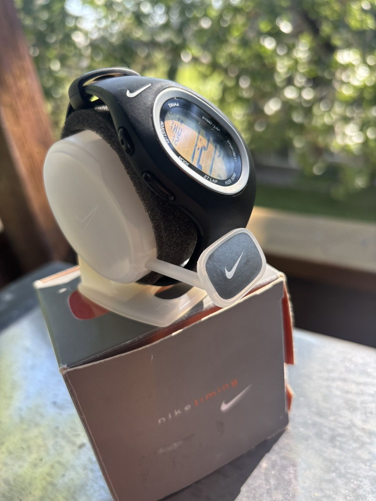 Nike × Vintage Nike Triax Timing Watch Orange | Grailed