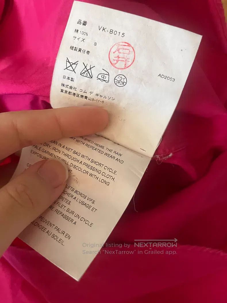 Comme des Garcons Comme des Garcons Dragon fruit color shirt Size S / US 4 / IT 40 - 3 Thumbnail