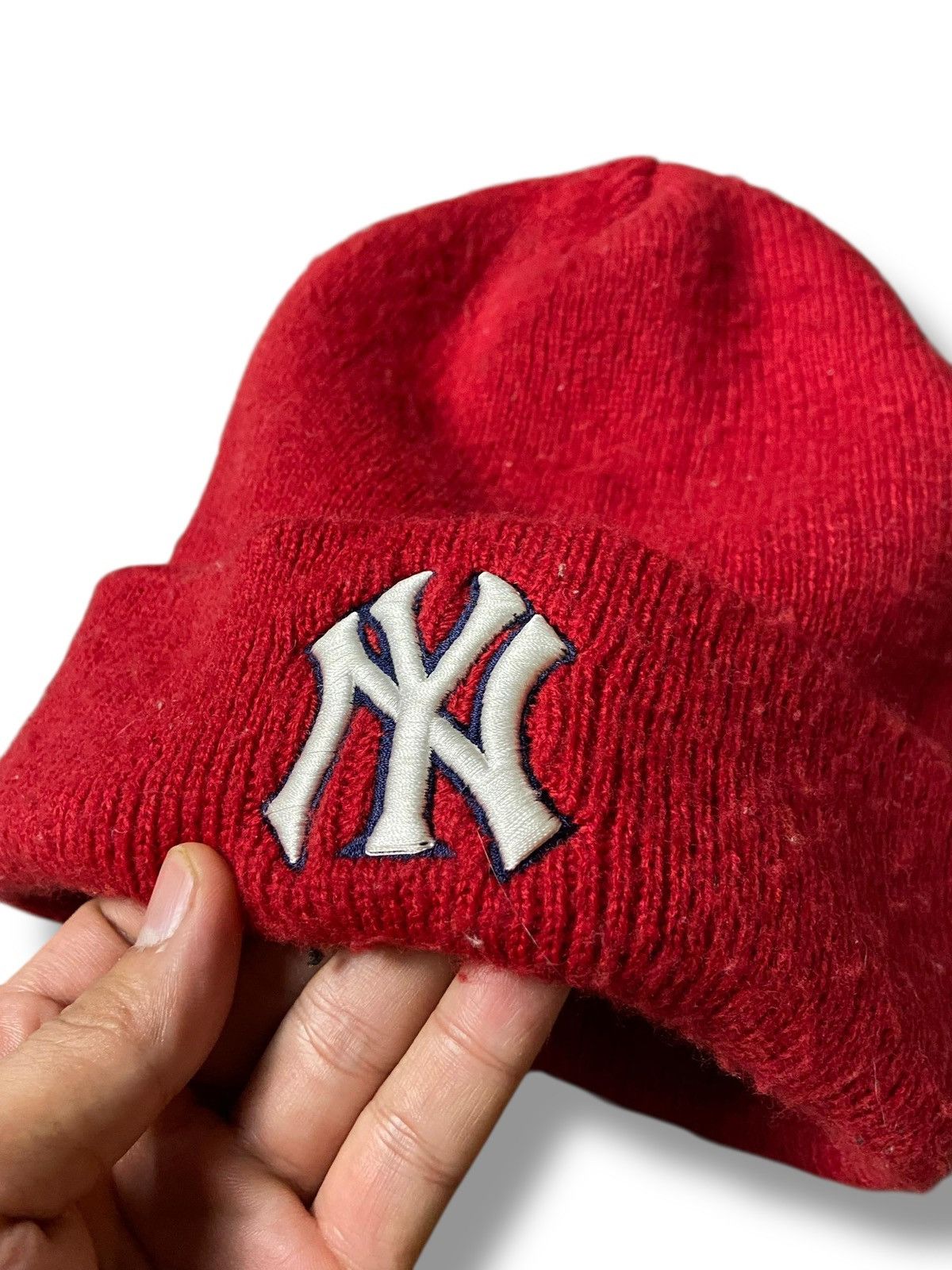 Japanese Brand × MLB × Vintage Vintage MLB Knitted Beanie Hat (129) Size ONE SIZE - 4 Thumbnail