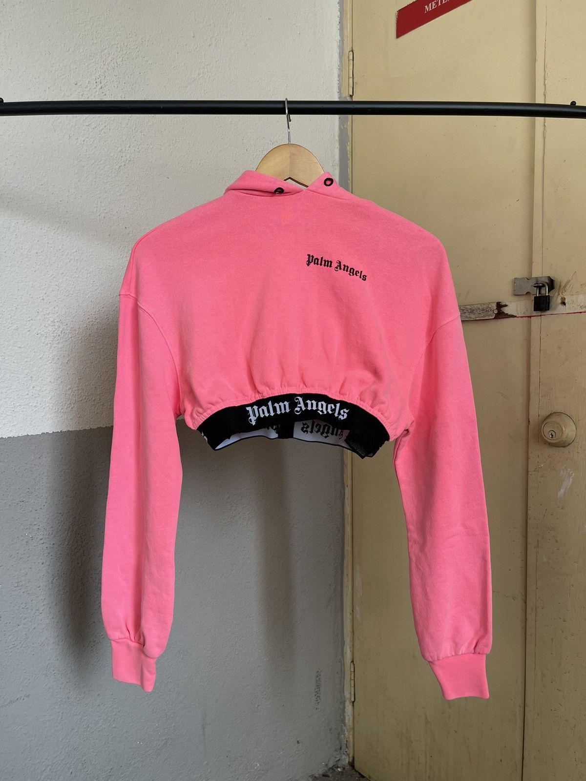 Palm Angels Palm Angels Cropped Hoodie Size XS / US 0-2 / IT 36-38 - 1 Thumbnail