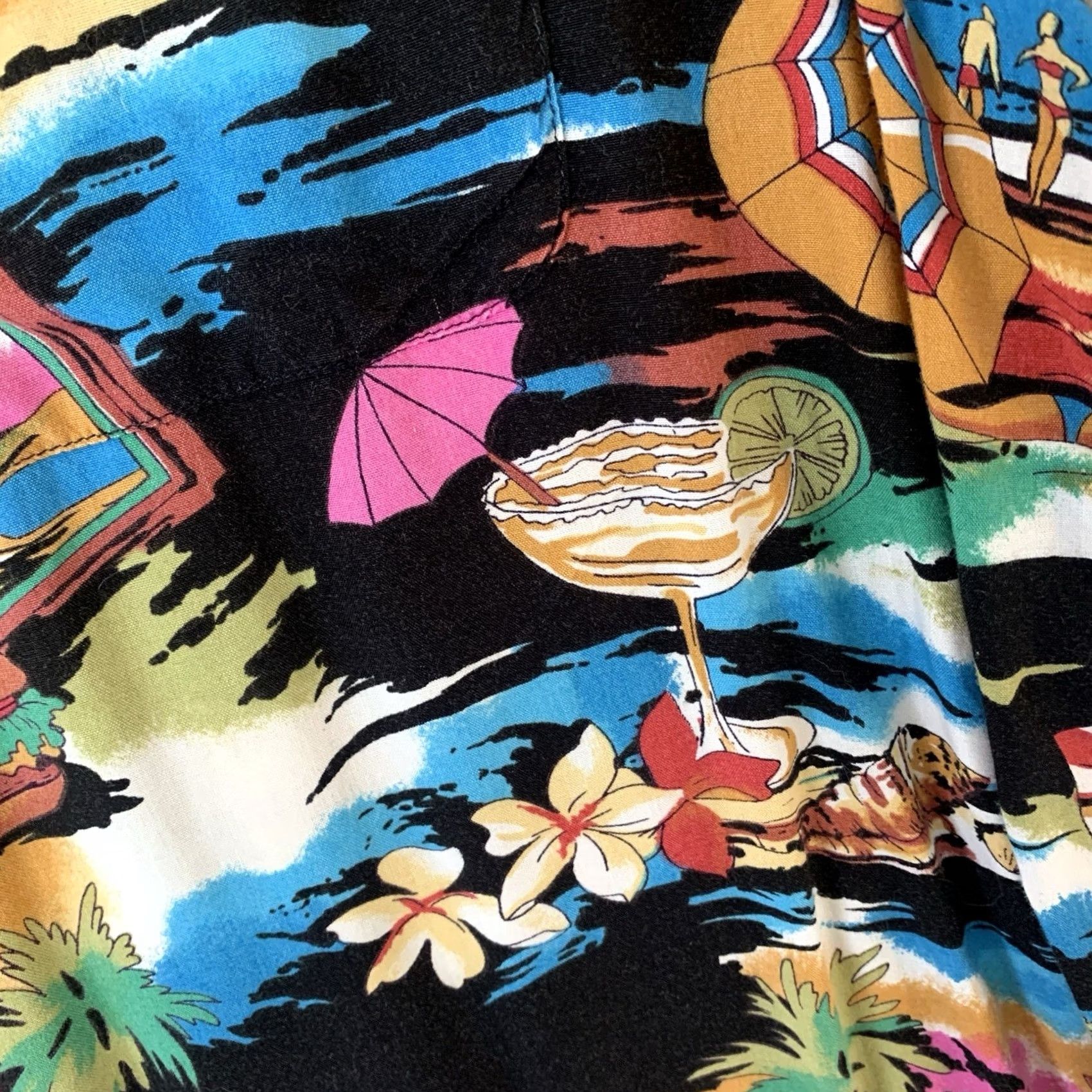Reyn Spooner VINTAGE Reyn Spooner Margaritaville Shirt Mens M Key West Hawaiian Rayon Shirt Size US L / EU 52-54 / 3 - 6 Thumbnail