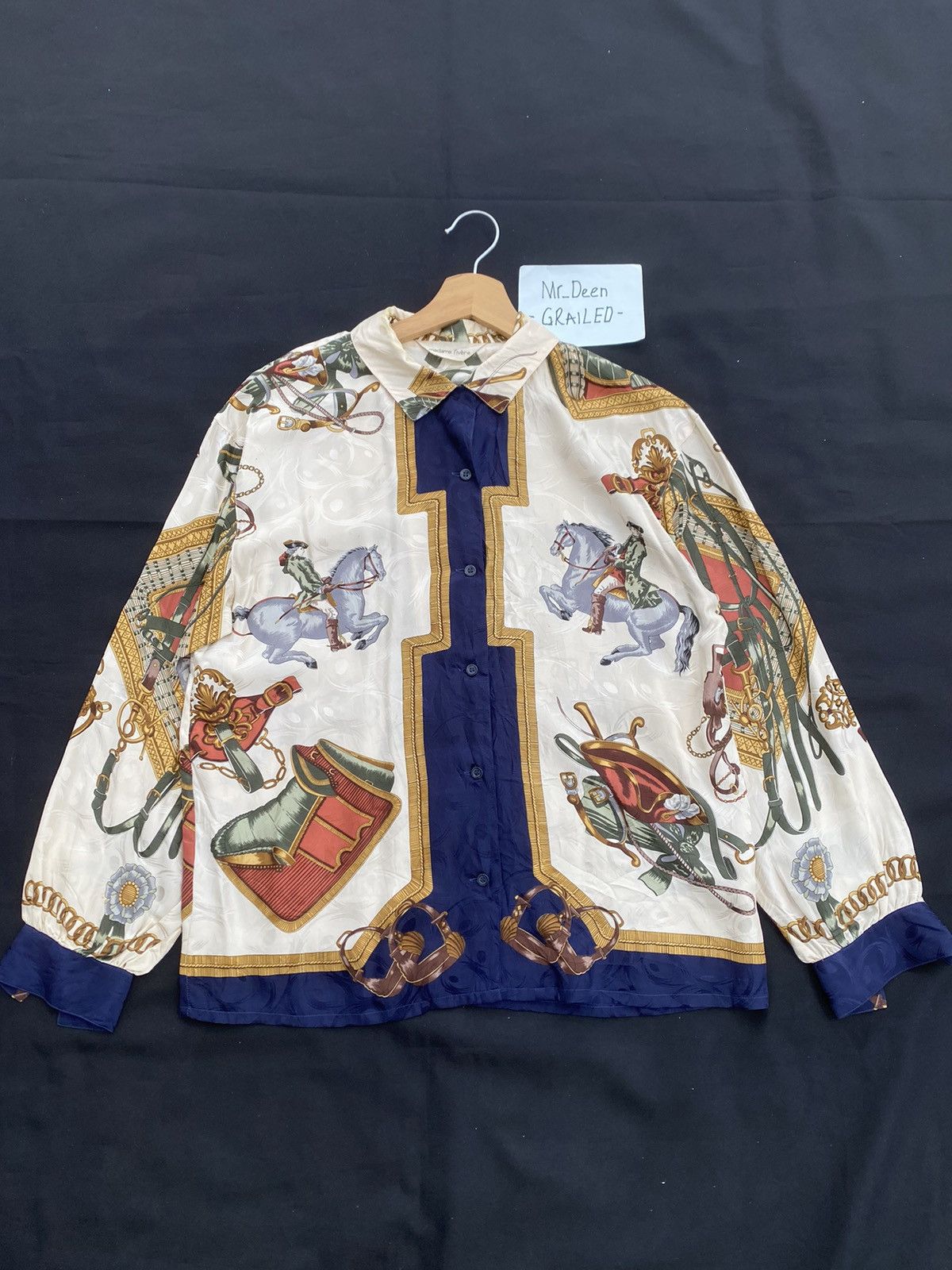 Vintage Rare Vintage Madame Rivere Silk Blouse Size M / US 6-8 / IT 42-44 - 1 Thumbnail