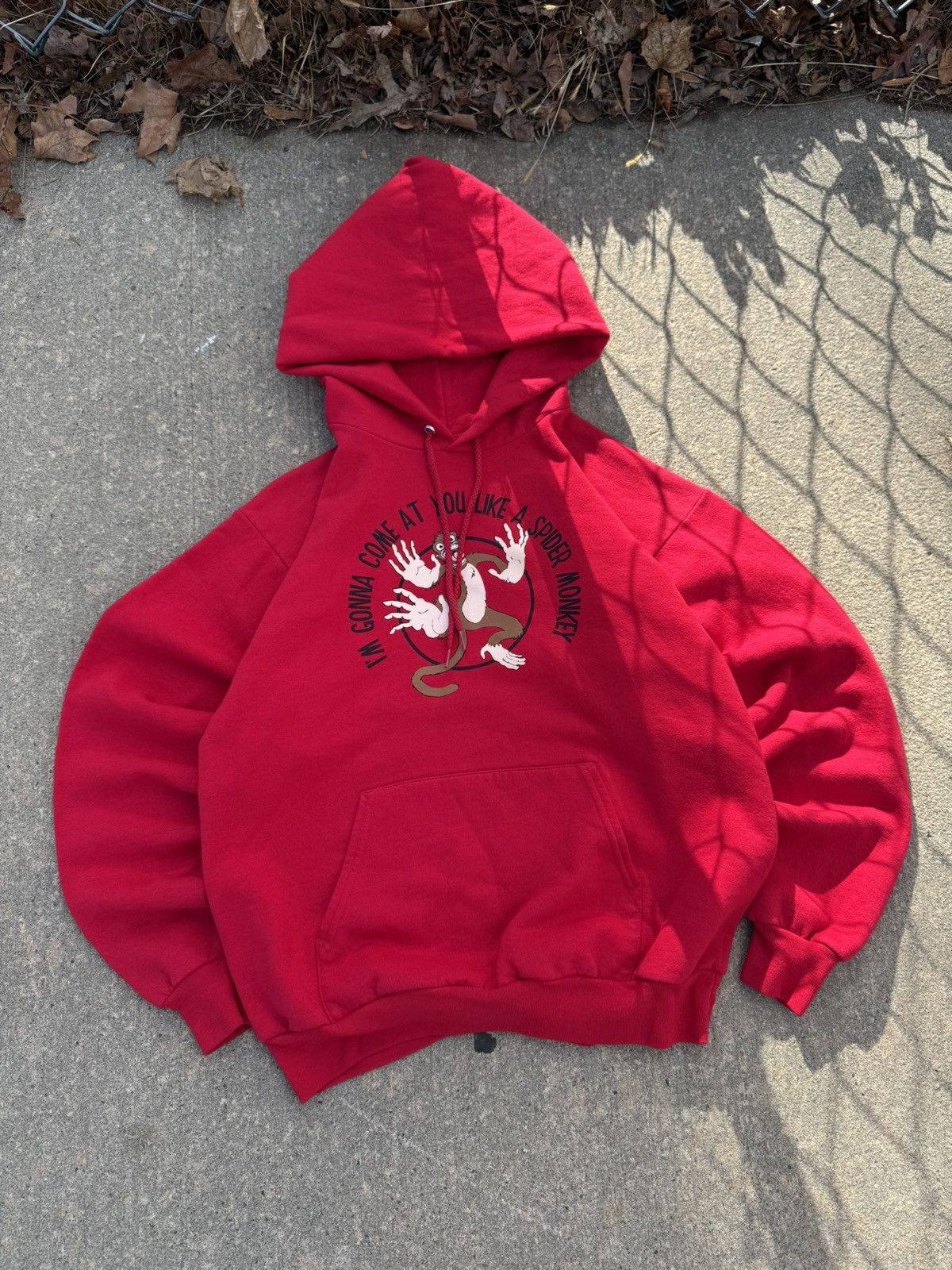 Other Vintage Y2K Humor Monkey Baggy Hoodie Size US M / EU 48-50 / 2 - 1 Thumbnail