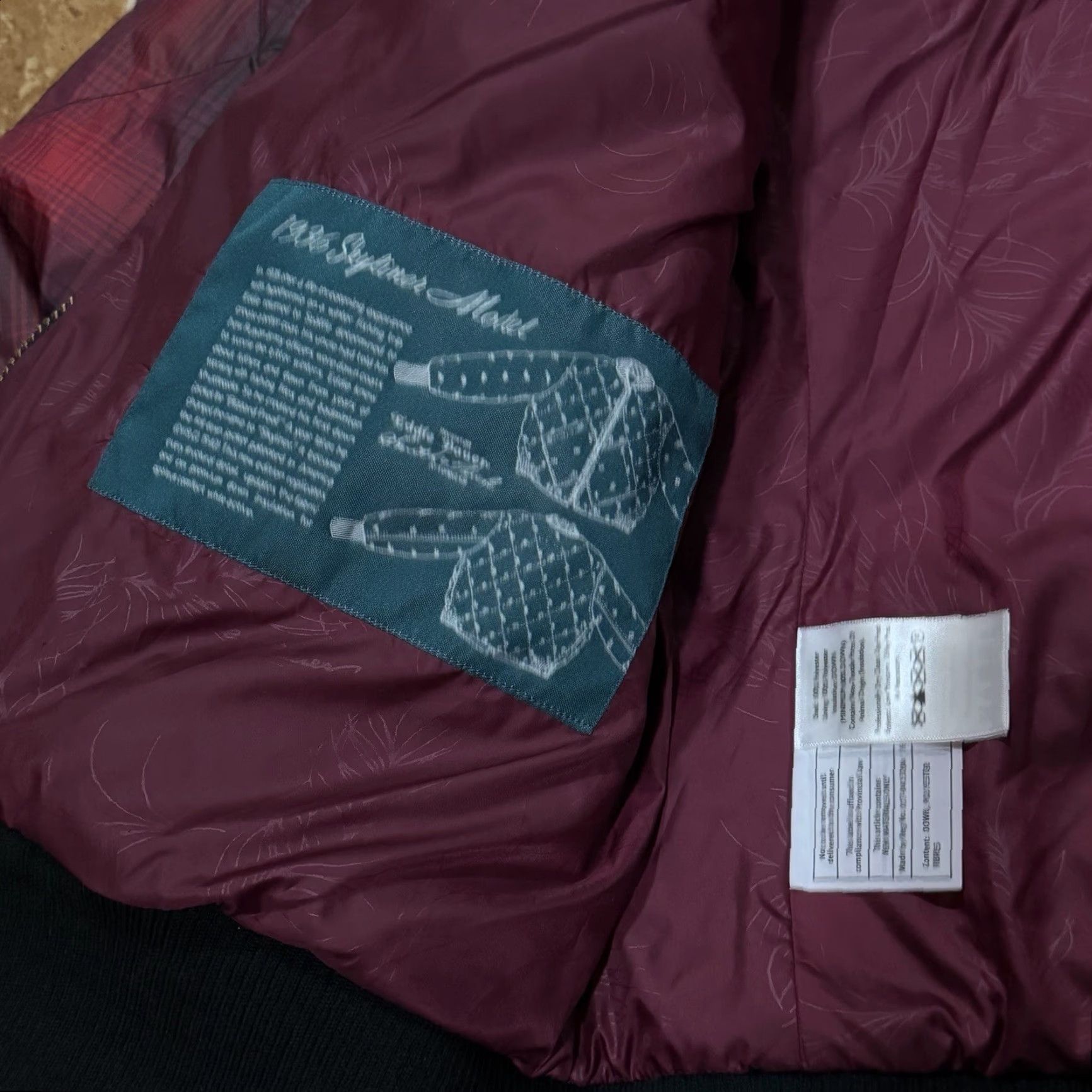 Eddie Bauer Eddie Bauer Down Jacket 1936 Skyliner Model Red Plaid Quilted Large Puffer Jacket Size L / US 10 / IT 46 - 6 Thumbnail