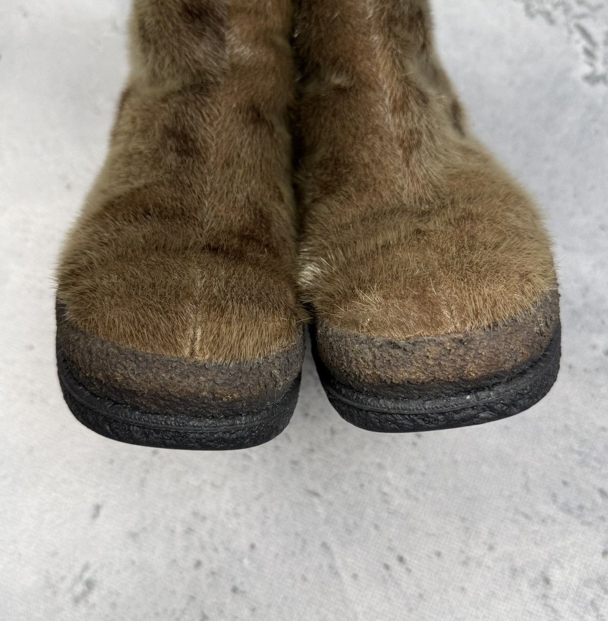 Japanese Brand Vintage Seal Fur Winter Boots Island Arctic Shearling Rare Size US 7.5 / IT 37.5 - 4 Thumbnail