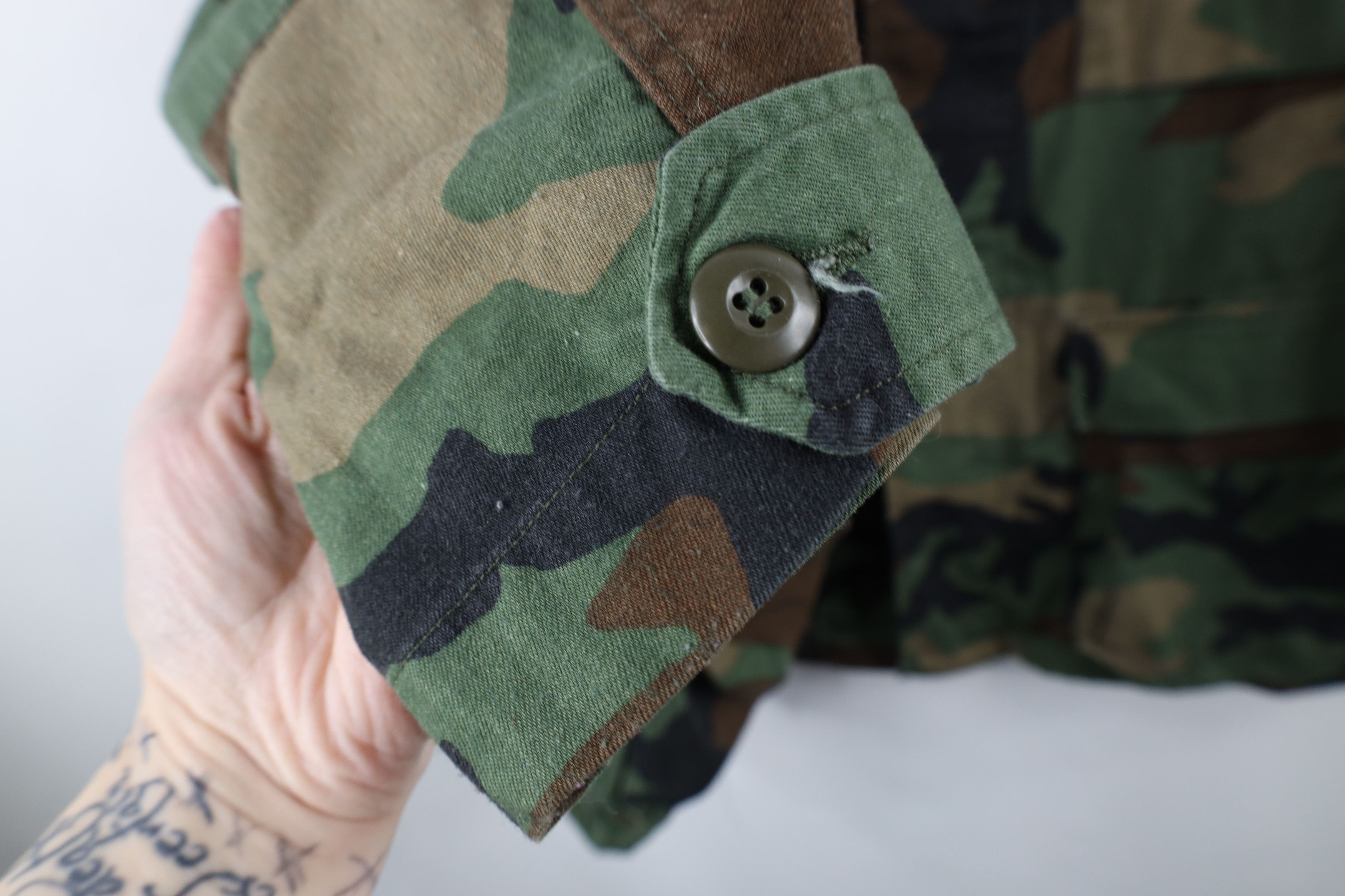 Vintage Vintage 80s US Military Camouflage Combat Coat Jacket USA Size US M / EU 48-50 / 2 - 8 Thumbnail