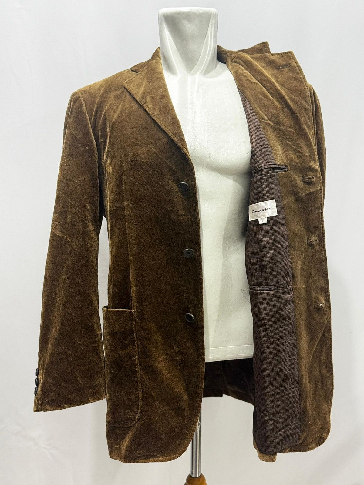 Kansai Yamamoto × Vintage Vintage Kansai Yamamoto Blazer Size US L / EU 52-54 / 3 - 8 Thumbnail