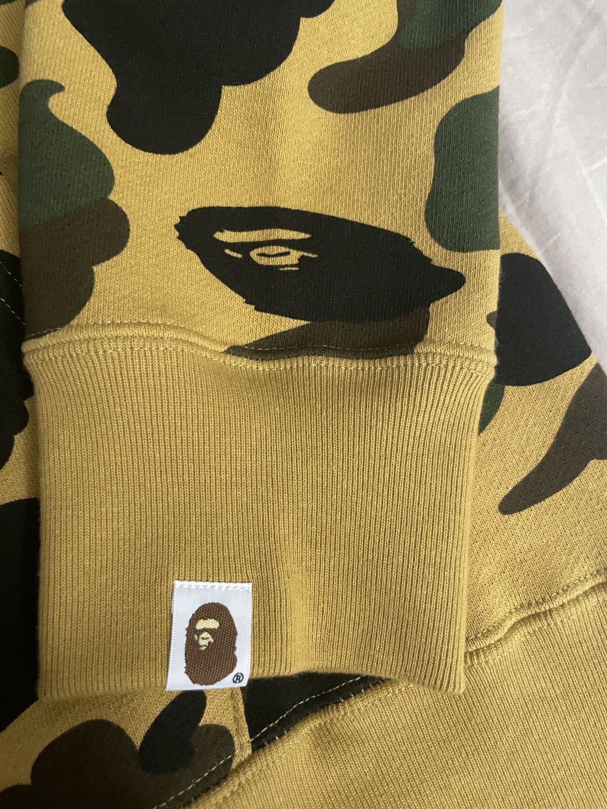 Bape BAPE PONR Shark Full Zip Hoodie Yellow Size US M / EU 48-50 / 2 - 9 Thumbnail