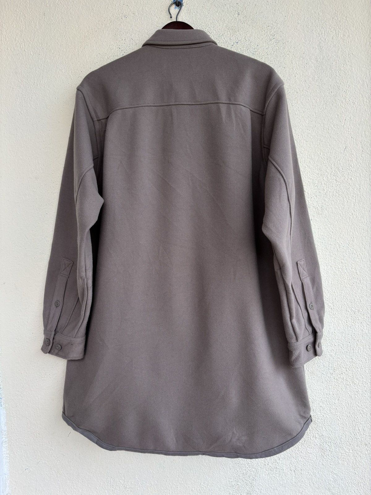 GU × Undercover Undercover Knit Melton Long Shirt Beige Long Sleeve Shirt Size M / US 6-8 / IT 42-44 - 2 Thumbnail