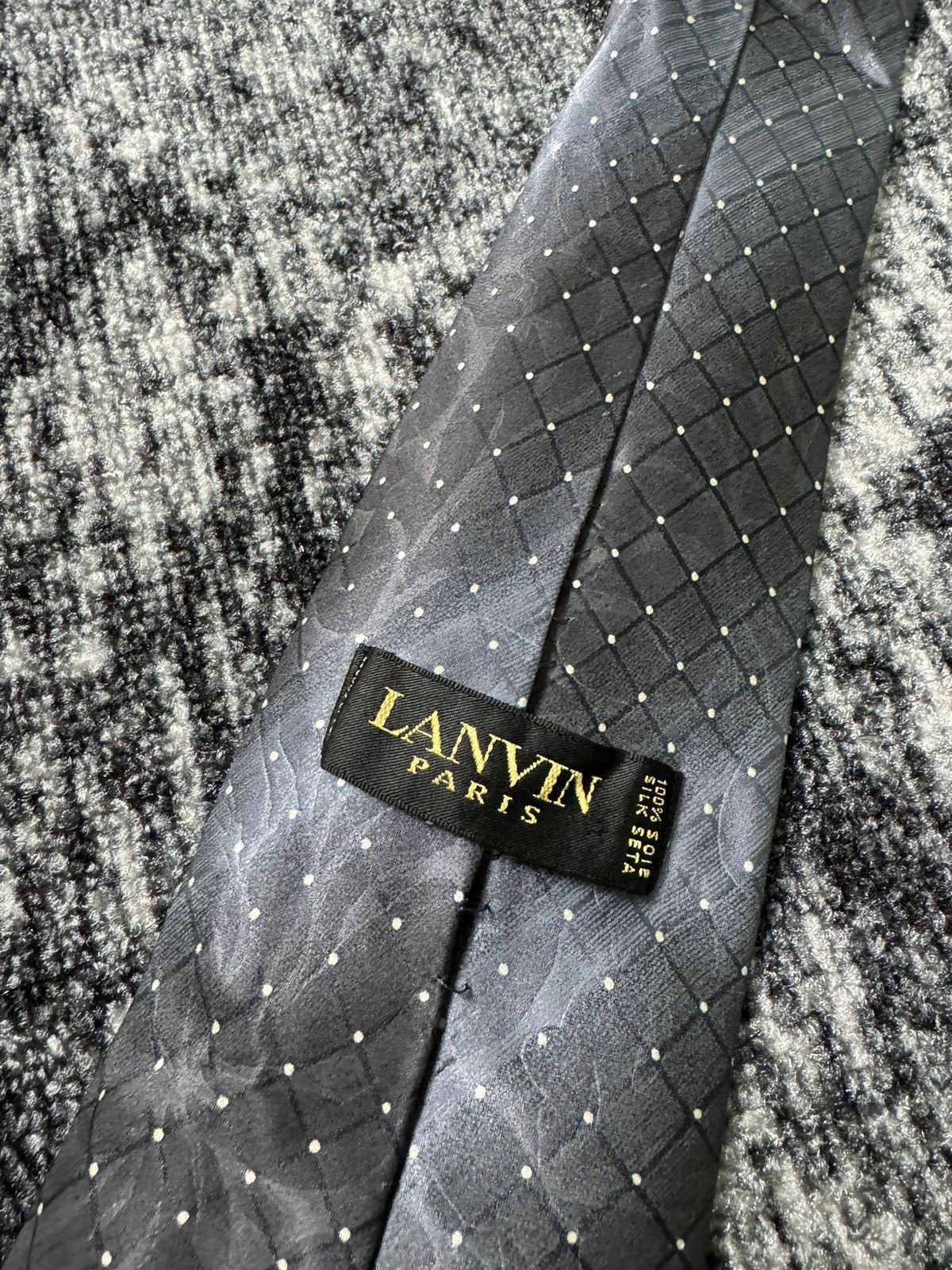 Lanvin × Vintage Vintage Lanvin Paris Tie Luxury Y2K STYLE 90s Size ONE SIZE - 3 Thumbnail