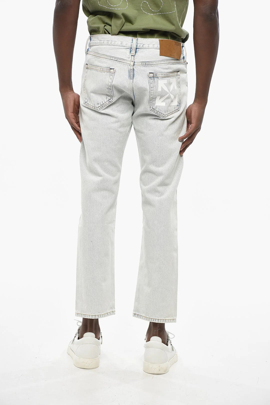 Off-White og1mm0526 Slim Fit Jeans in Light Blue Size US 30 / EU 46 - 2 Thumbnail