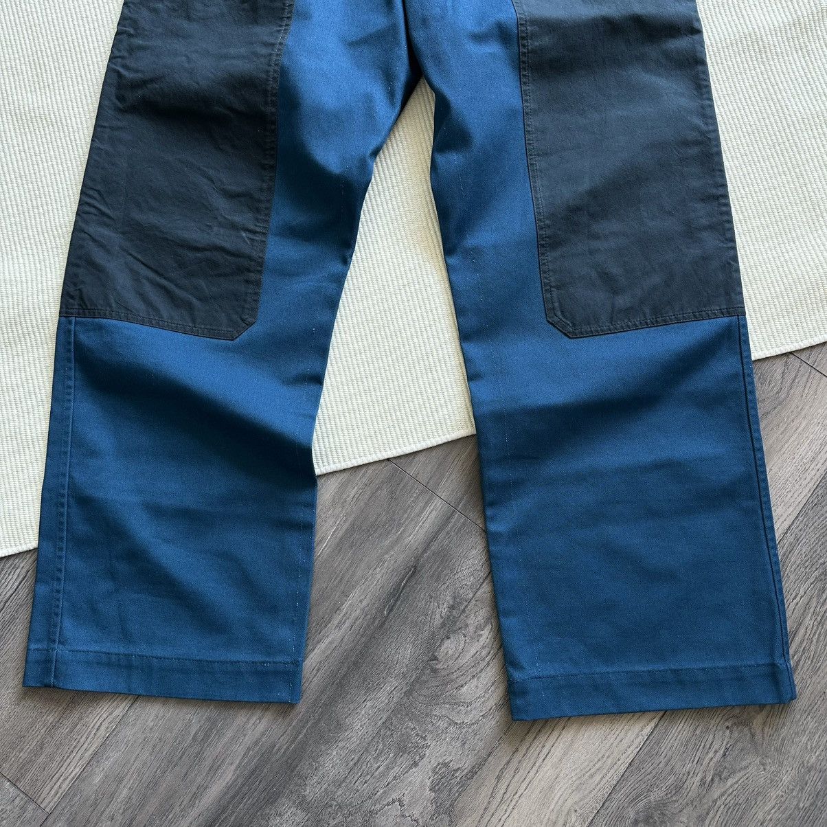 Nicholas Daley NICHOLAS DALEY Two-Tone Waxed Cotton Pullcord Trousers Size US 30 / EU 46 - 2 Thumbnail