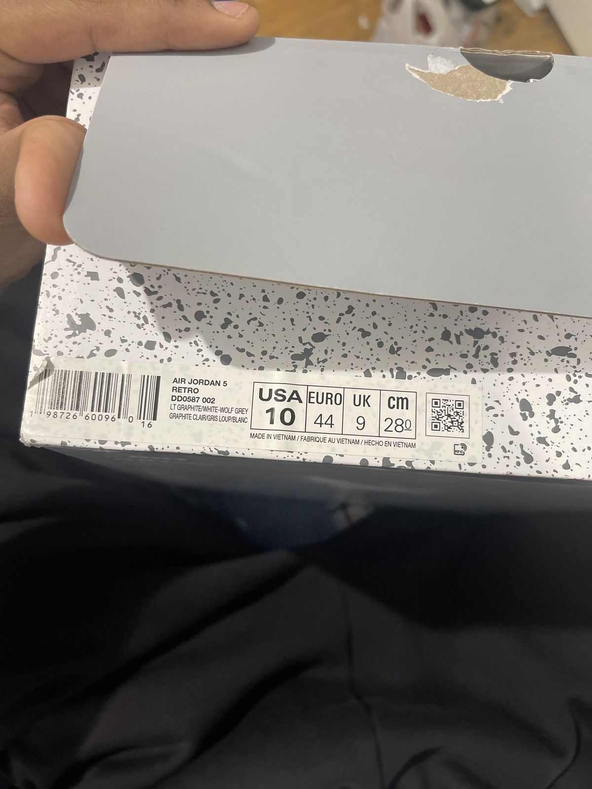 Jordan Brand Wolf grey 5s Size US 10 / EU 43 - 7 Thumbnail