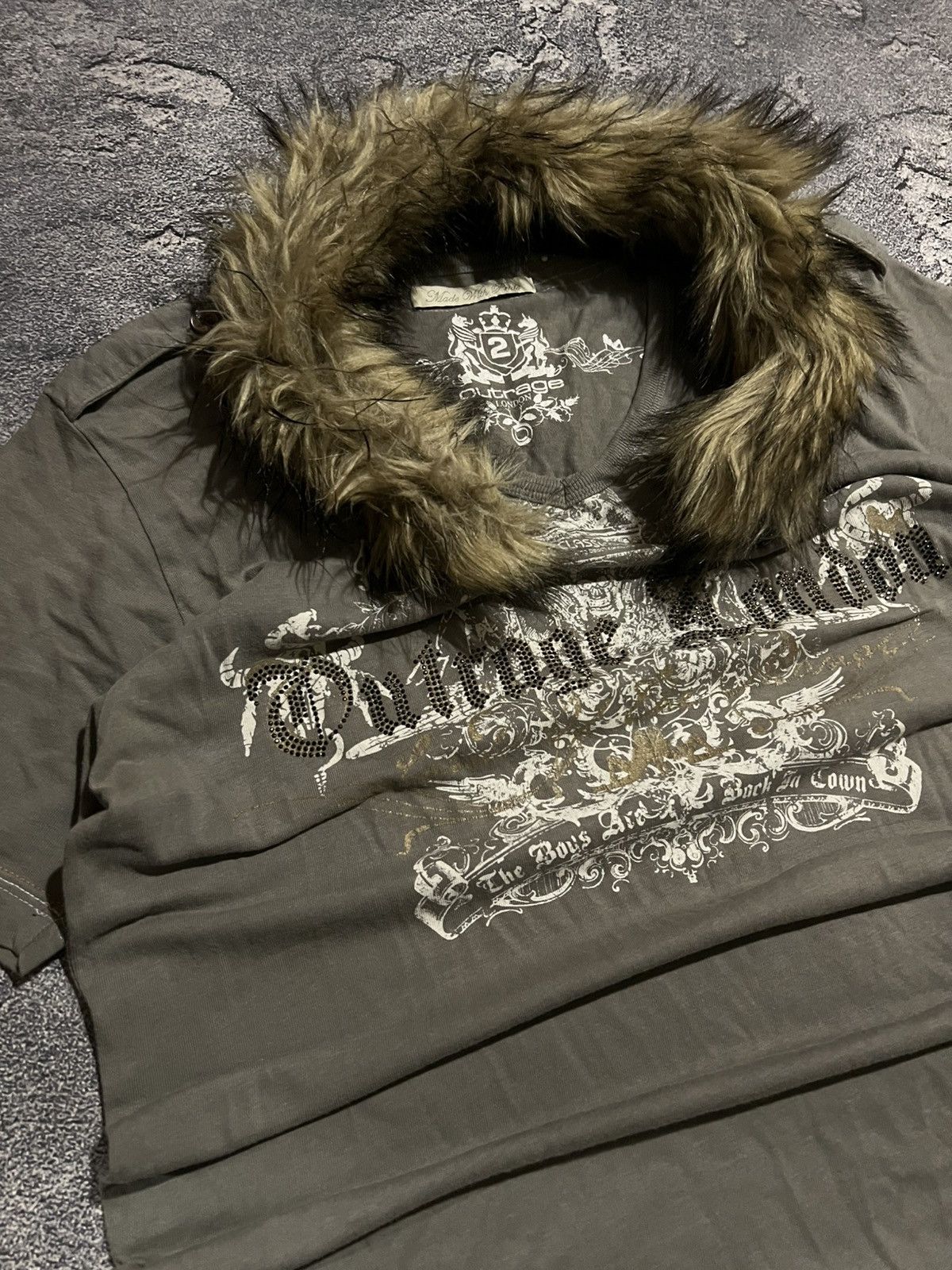Vintage CRAZY Hysteric Glamour Style / Vintage Archive With Fur Y2K Size US M / EU 48-50 / 2 - 2 Thumbnail