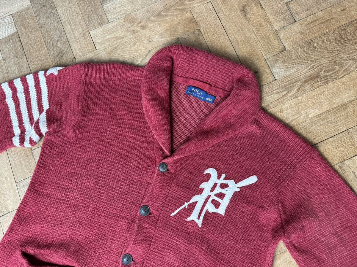 Polo Ralph Lauren Polo Ralph Lauren P Varsity Elbow Patch Cardigan L Size US L / EU 52-54 / 3 - 3 Thumbnail