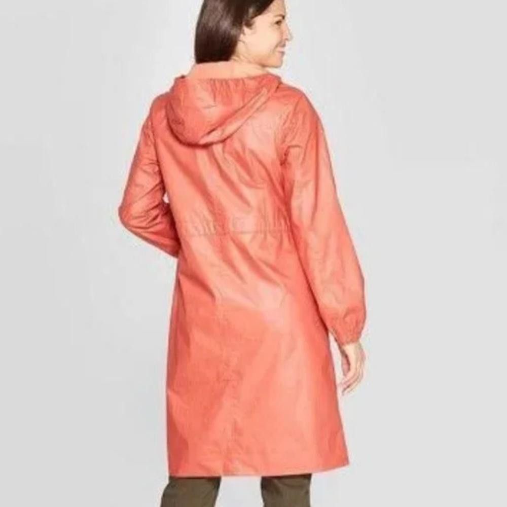 Designer a. new. day. I NWT Colorado Orange Hooded Raincoat Size XS Size XS / US 0-2 / IT 36-38 - 2 Thumbnail