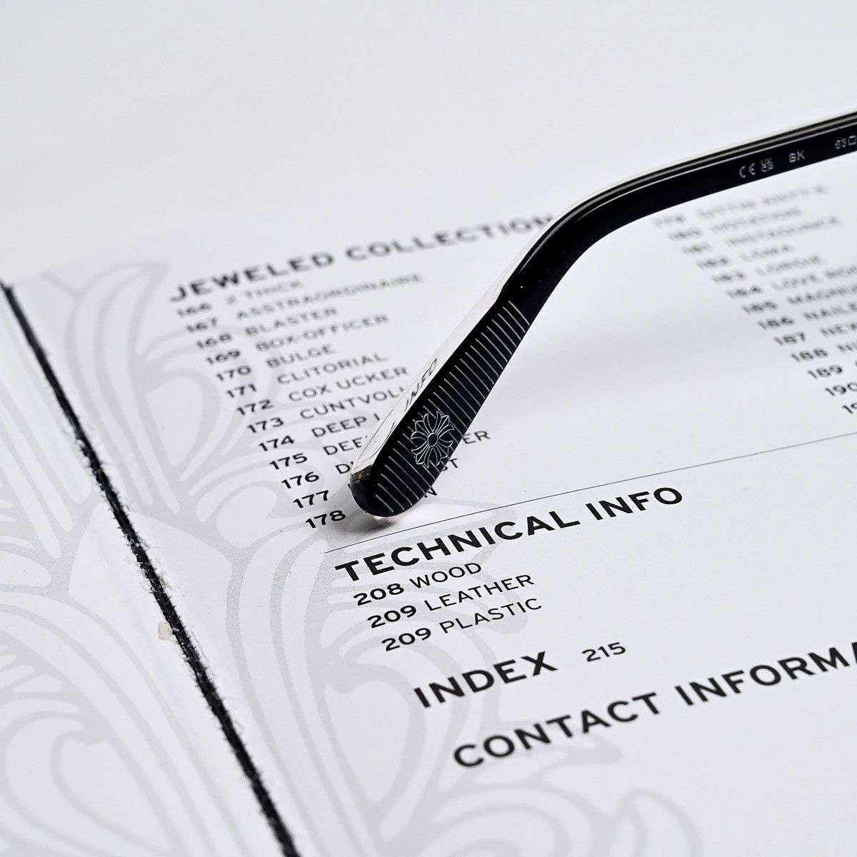 Chrome Hearts CHROME HEARTS AMBIDIXTROUS GLASSES Size ONE SIZE - 5 Thumbnail