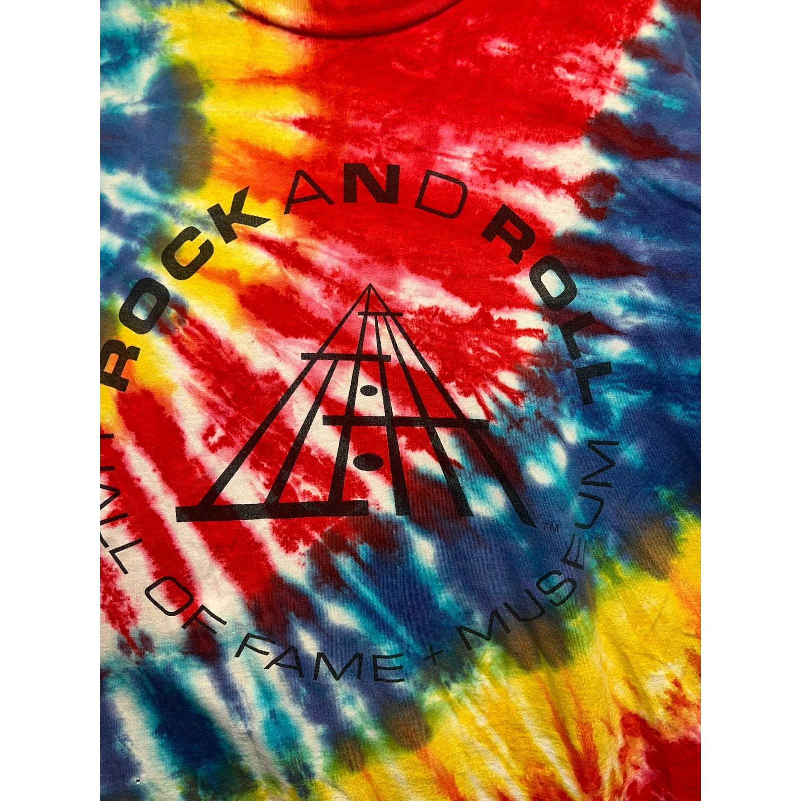 Jerzees Vintage Rock And Roll Hall Of Fame Shirt Museum Tie Dye XL Size US XL / EU 56 / 4 - 2 Thumbnail