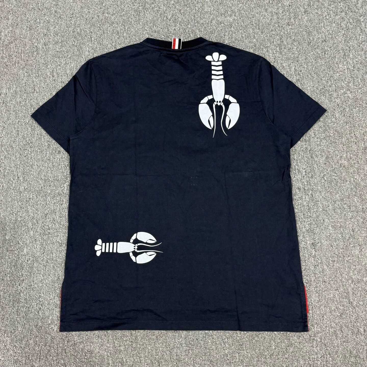 Thom Browne Thom Browne Navy Lobster Print Short Sleeve 2 99% Size US M / EU 48-50 / 2 - 2 Thumbnail