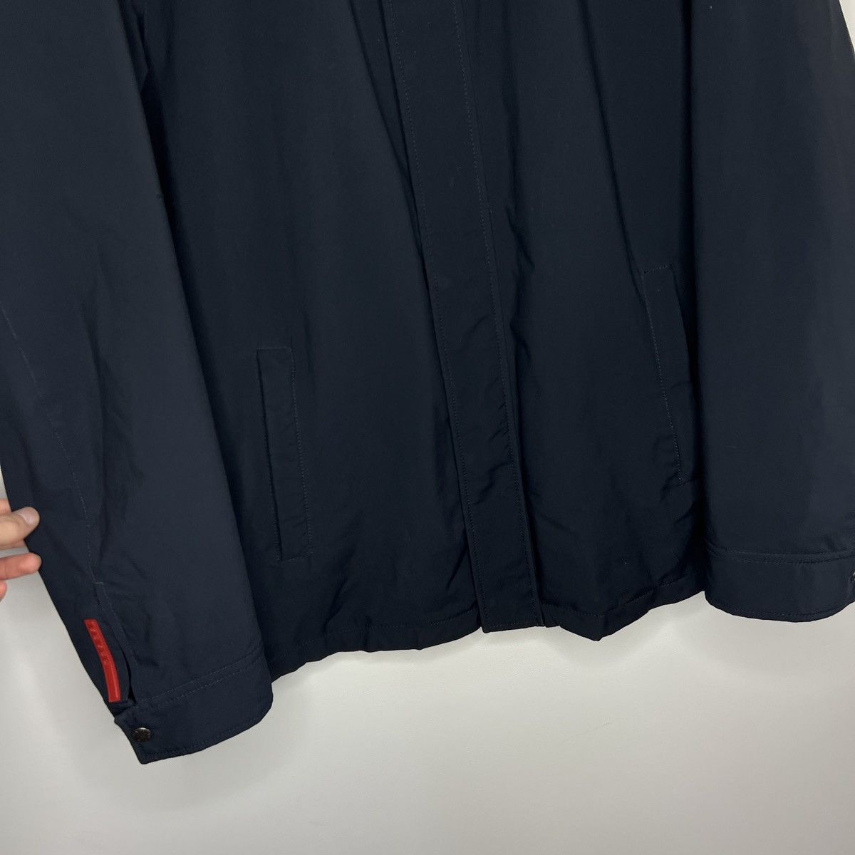 Prada Prada Nylon Jacket Wind Stopper Goretex Navy Red Logo Sleeve Size US L / EU 52-54 / 3 - 6 Thumbnail