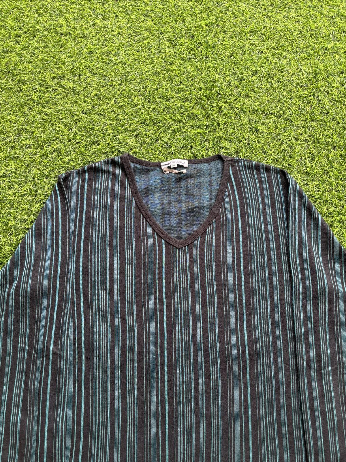 semanticdesign Y2k Semantic Design Stripe Ifsixwasnine Style Longsleeve Size US M / EU 48-50 / 2 - 2 Thumbnail