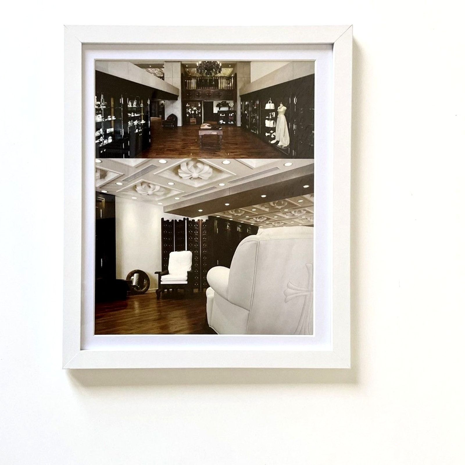 Chrome Hearts × Vintage Chrome Hearts furnished store 9x11 Framed poster Size ONE SIZE - 1 Thumbnail