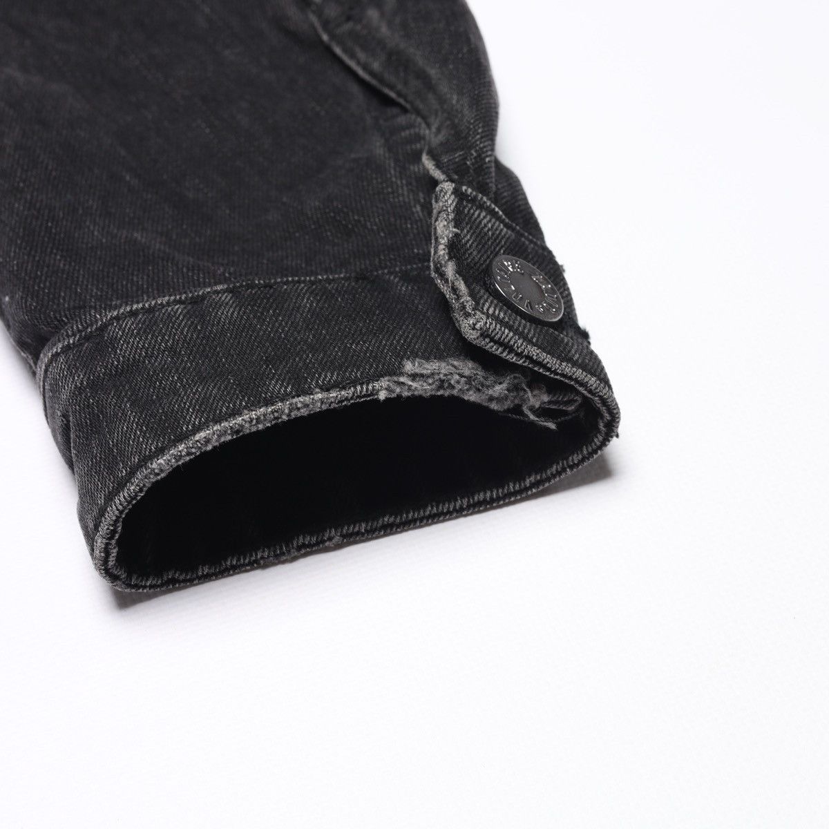 Zadig & Voltaire Zadig Voltaire Kioky Denim Jeans Black Jacket Zip Size S / US 4 / IT 40 - 23 Thumbnail