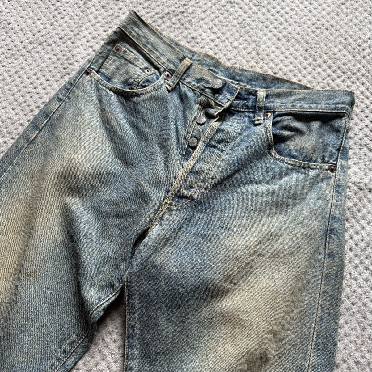 Levi's Vintage Clothing Levis E 503 B-XX 1996 Distressed Selvedge 1970 Aging Denim Size US 32 / EU 48 - 3 Thumbnail