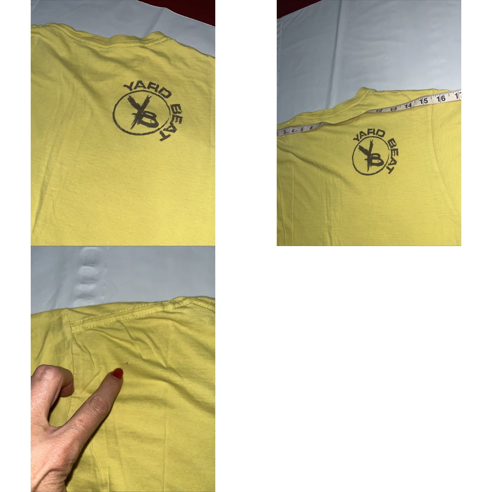 Vintage VINTAGE Yard Beat T-Shirt Jamaica Rasta Reggae Natural Healing Yellow Cotton Short Sleeve Unisex SMALL Men Women Clothing Size US S / EU 44-46 / 1 - 9 Thumbnail