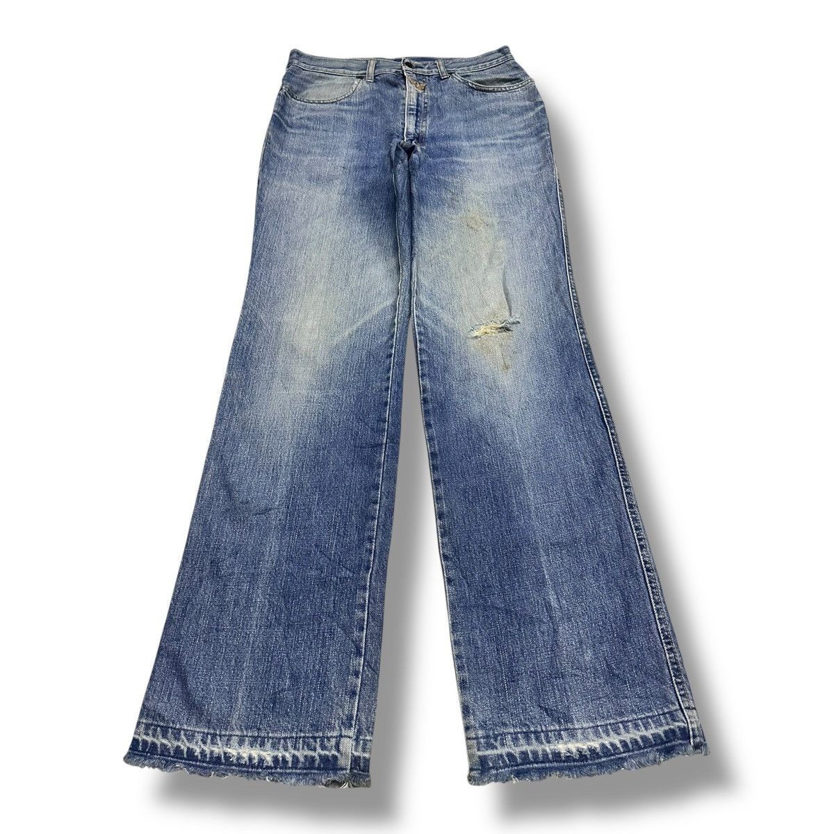 Blends Vintage Fiesta Blend Y2K Embroidered Jean American Eagle 🦅 Size US 31 - 1 Thumbnail